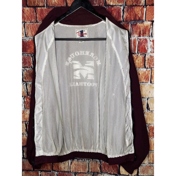 VTG Morehouse College Maroon Tigers Football HBCU XXXL Track Suit Windbreaker - Picture 4 of 8